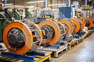 hovercraft engines in production line