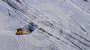 Hovercraft glides over Baikal's ice northern nature's marvel Hovercraft unusual mode transport ice. Hovercraft