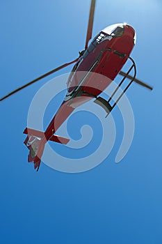 Hovering Helicopter photo