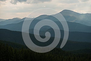 Hoverla mountain the highest mountain of Ukraine