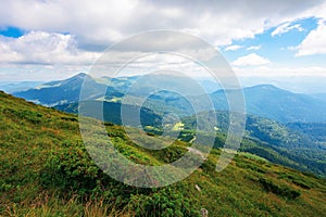 Hoverla peak of carpathian black ridge