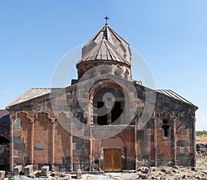 Hovhannavank medieval monastery in Ohanavan, Armenia