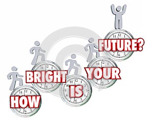 How Bright is Your Future People Climbing Success Going Up Predi