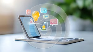 The idea of ??creating a warning that encourages language models to use a vast knowledge base. GenerativeAI