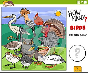 How many birds educational cartoon game for children