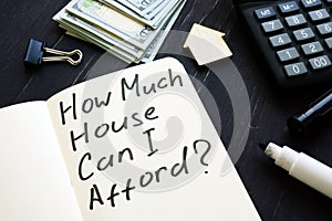 How much house can i afford and model of home