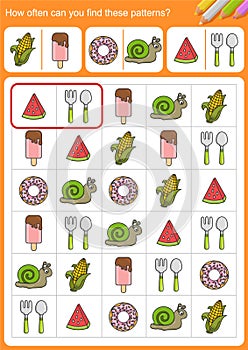 How often can you find these patterns?