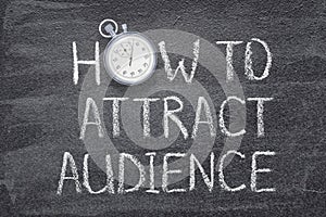 How to attract audience watch