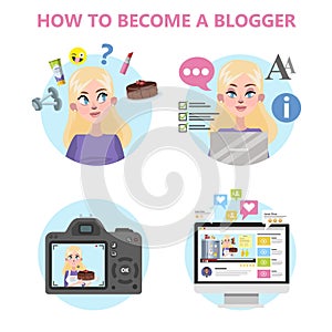 How to become a good blogger infographic