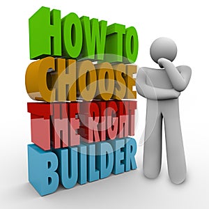 How to Choose the Right Builder Thinker Question Advice Contract