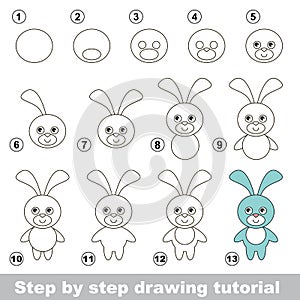 How to draw a Funny Bunny