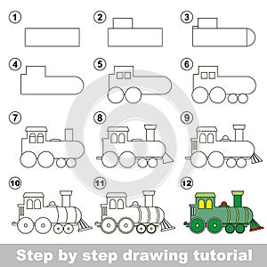 How to draw a Locomotive