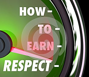 How to Earn Respect Reverence Achieve Good High Reputation Level photo