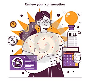 How to get through a recession. Consumption review as a risk management