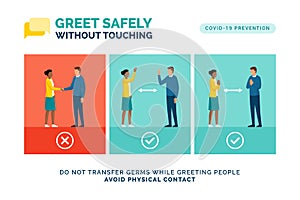 How to greet safely without touching