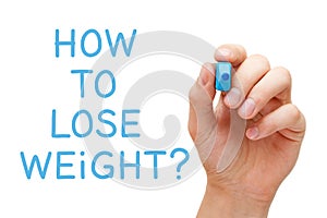 How To Lose Weight Handwritten Question