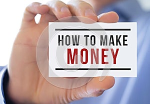 How to make money