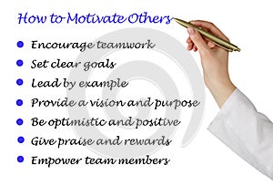 How to Motivate Others