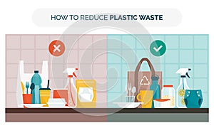 How to reduce plastic waste at home