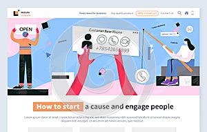 How to Start Cause and Engage People Business Web