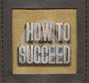 How to succeed framed