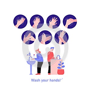 How to wash your hands properly photo
