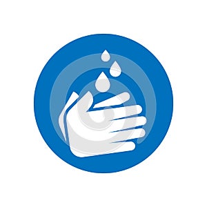 How to wash your hands. Washing hand with soap. Disinfection. Vector