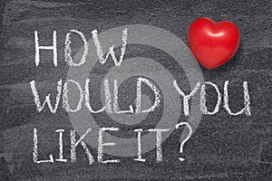 How would you like heart