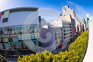 Howard Street view in summer, San Francisco, USA