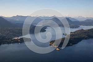 Howe Sound Aerial Landscape View