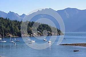 Howe Sound and the North Shore Mountains