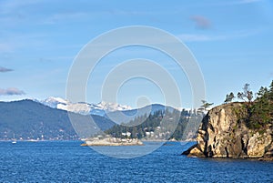 Howe Sound Rocky Coast BC