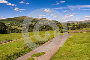 The Howgill Fells and Sedbergh