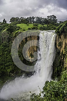 Howick falls waterfall on Umgeni river in Kzn midlands