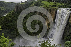 Howick falls waterfall on Umgeni river in Kzn midlands