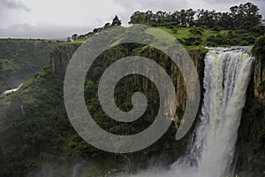 Howick falls waterfall on Umgeni river in Kzn midlands