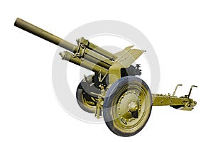 Howitzer white background