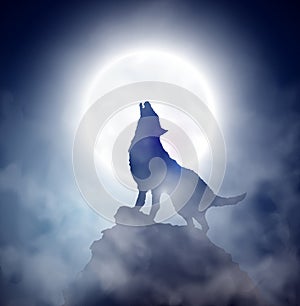 Howling wolf