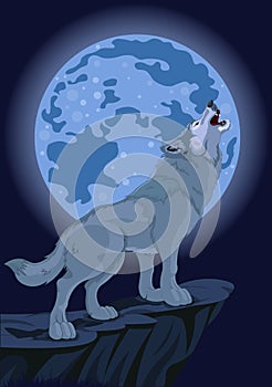 Howling wolf