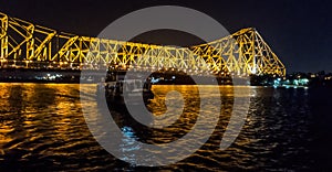 Howrah Bridge at evening