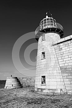 Howth lighthouse in county Dublin, Ireland.