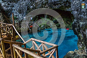 Hoyo Azul Grotto - Republic Dominican photo