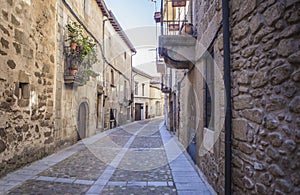 Hoyos, beautiful little town in Sierra de Gata, Spain photo