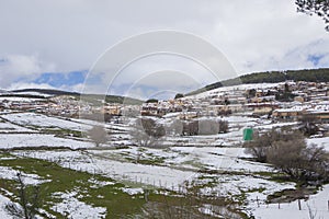 Hoyos del Espino overview, Avila, Castile and Leon, Spain