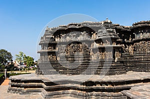 Hoysaleshwara Hindu temple, Halebid, Karnataka, India