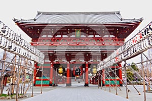 The Hozomon gate at Sensoji Temple