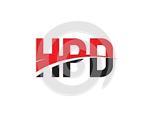 HPD Letter Initial Logo Design Vector Illustration