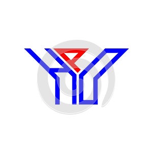 HPD letter logo creative design with vector graphic, HPD simple and modern logo