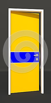 HPL Door Example Model In 3D 4