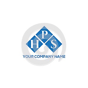 HPS letter logo design on white background. HPS creative initials letter logo concept. HPS letter design